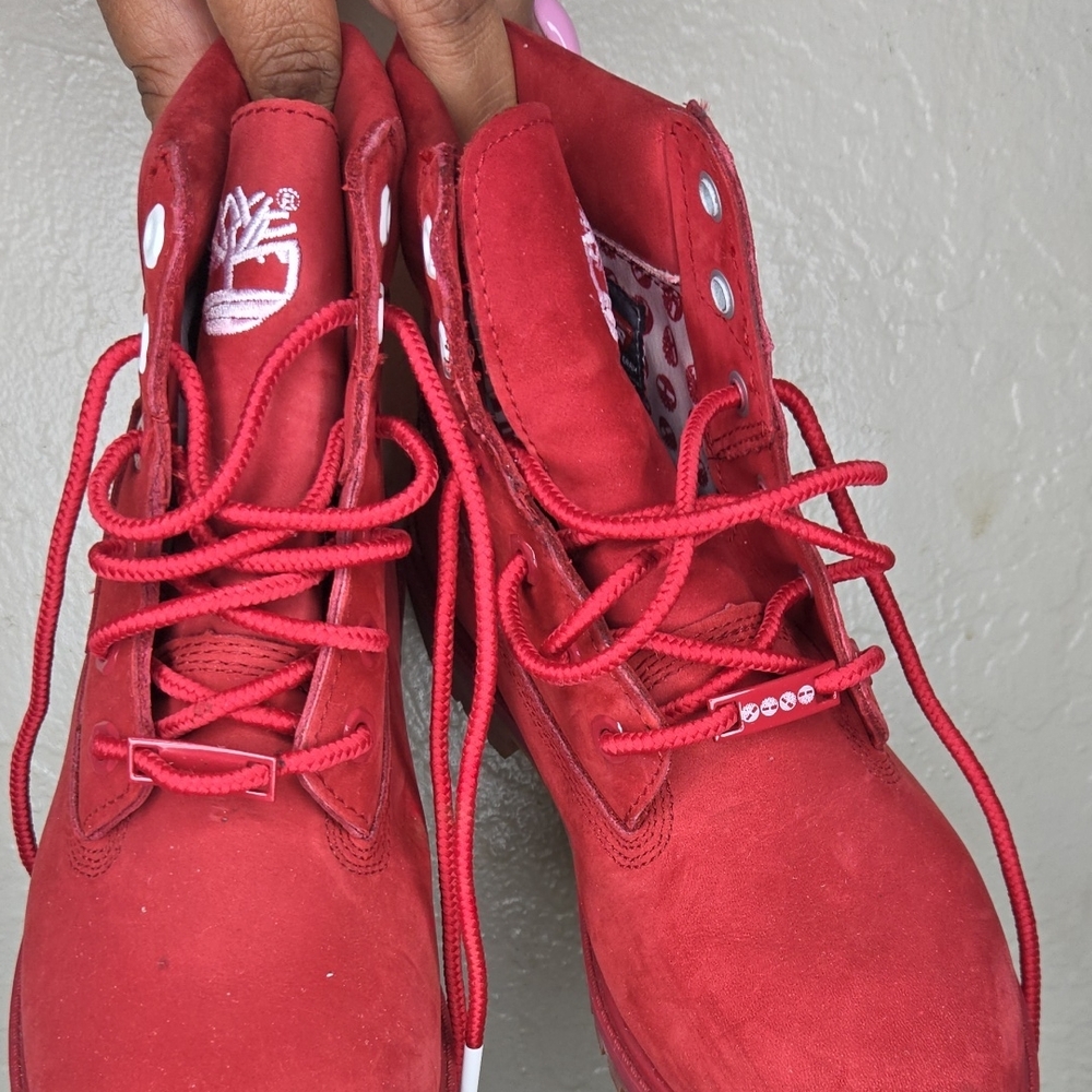 Timberland Red Boots